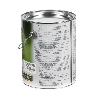 Защитно-декоративное покрытие 2.7 л для древесины АКВАТЕКС 2 в 1, алкидное, белый