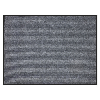 Коврик влаговпитывающий 90*120 см ребристый серый "KOVROFF" (арт.20402)  *1/6 (ОП18)