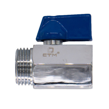 Кран шаровый 1/2" (Ø15) М/П MINI СТМ CWMFM012 *1/144