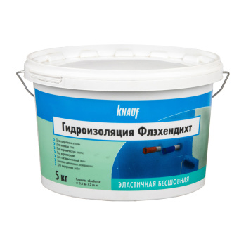 Гидроизоляция эластичная 5 кг Knauf Флэхендихт, бесшовная