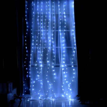 Гирлянда «Занавес роса» Luazon Lighting, 3х2.8 м, 8 режимов, белый, 300 LED, IP20, USB Гирлянда «Занавес роса» Luazon Lighting, 3х2.8 м, 8 режимов, белый, 300 LED, IP20, USB