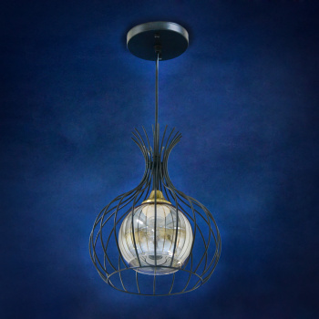 Люстра N3749/1H Е27 1*40Вт ( h=280;h=800; d=230) S=4м2 VERNER LIGHTING *1
