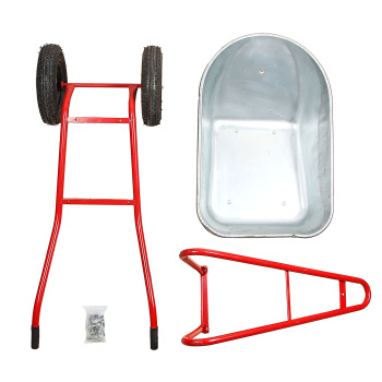 Тачка строительная двухколесная (350кг,150л,толщ.кузова 1мм,колесо 4.80/4.00х80,D20) *1 Тачка строительная двухколесная (350кг,150л,толщ.кузова 1мм,колесо 4.80/4.00х80,D20) *1