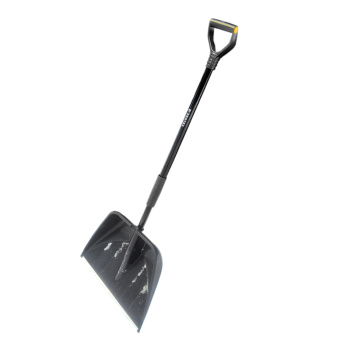 Лопата снегоуб пластик 555*410 с планкой с алюм. черенком "ПРОФИ" PROTEX *5