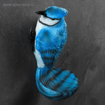 Подвесной декор - кормушка "Сойка голубая" 12х13х24см   4160863