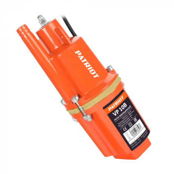 Насос погружной вибрационный верх.забор шнур 8м 250Вт 1080л/час напор60м PATRIOT VP 10B *1