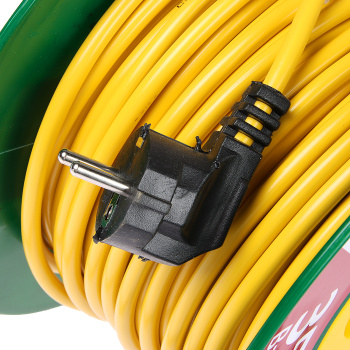 Удлинитель 4 розетки 30м с/з КАТУШКА ПВС 3*1мм2 16А мощ.нагр 3500Вт Союз 481S-3503 *1