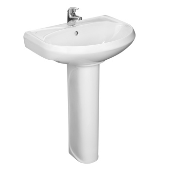 Пьедестал ВЕСТ белый (подходит к умывальнику ЛОТОС) (г.Воротынск) *1