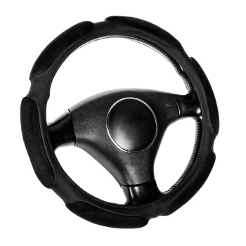 Оплётка TORSO, анатомическая, велюр 6 подушек, размер 38 см, черный 2494447