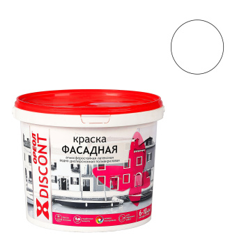 Краска акриловая фасадная 6,5 кг Дисконт Ореол *1/2/70