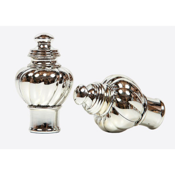 Наконечник фэшн "СИРИУС" серебро глянец d16мм (2шт в упак.) *1