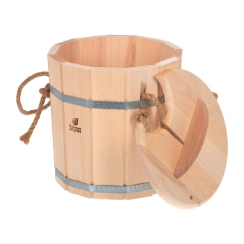 Запарник 8 л, липа, "Банные штучки" в кор./1