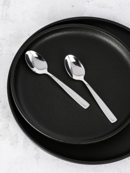 Ложка чайная нерж. "City" КОМПЛЕКТ 2ШТ на подвеске DMC092 "Domenik" *1/12/72