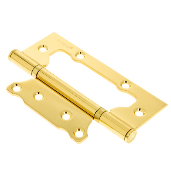 Петля без врезки 125*75*2,5мм ЗОЛОТО G (комплект 2шт.) AVERS *1/6/48